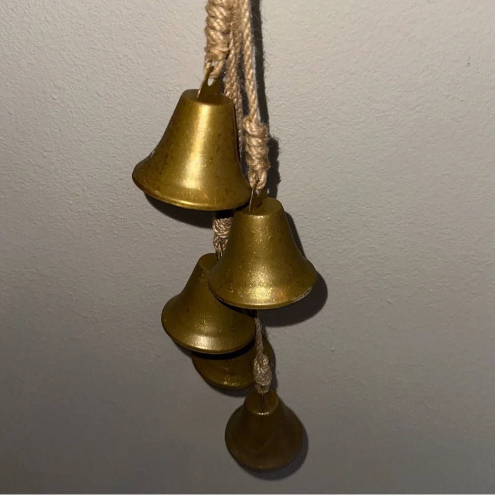 🔔 Rustic Hanging Bells - 24 Inches of Charm - Perfect for Your Home! 🔔